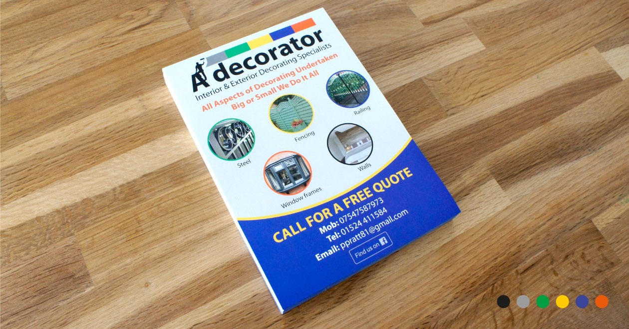 Projekt Ulotki i Druk - 'A decorator'
