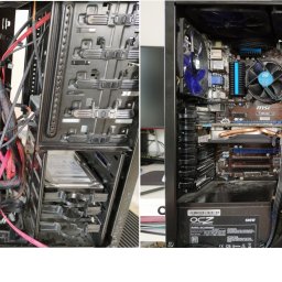 InnoSfera sp. z o.o. - Przed/Po – czyszczenie + wymiana past/termopadów = stabilne temperatury i cisza