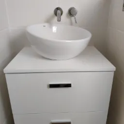 Umywalka + Bateria podtynkowa