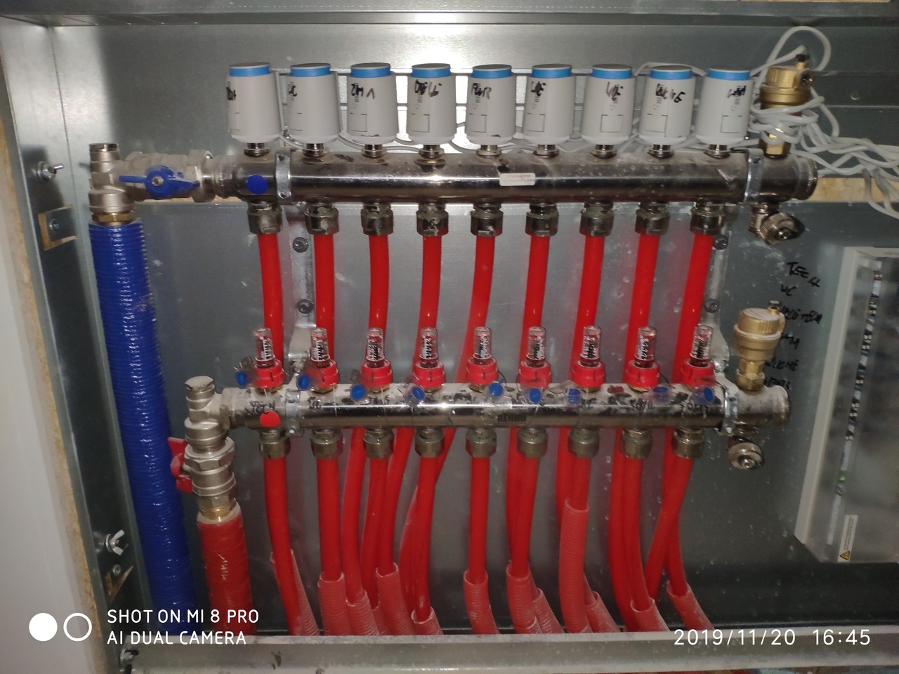 Kolektor ogrzewania podłogowego