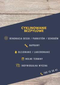 Pan Parkieciarz - Cyklinowanie Lubartów