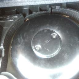 Zbiornik LPG zamontowany w miejscu koła zapasowego