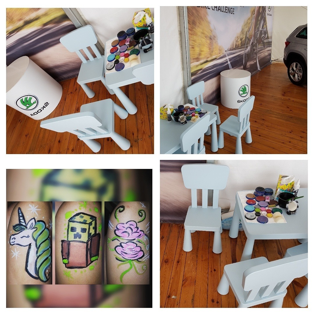 Malowanie Twarzy podczas eventów oraz na urodzinkach i innych imprezkach.