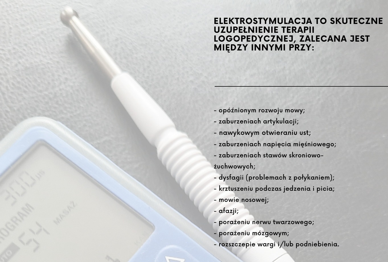 Zabiegi elektrostymulacji