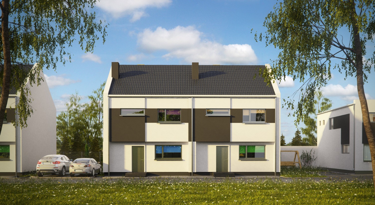 Budynek jednorodzinny dwulokalowy, Inwestor komercyjny, Luboń