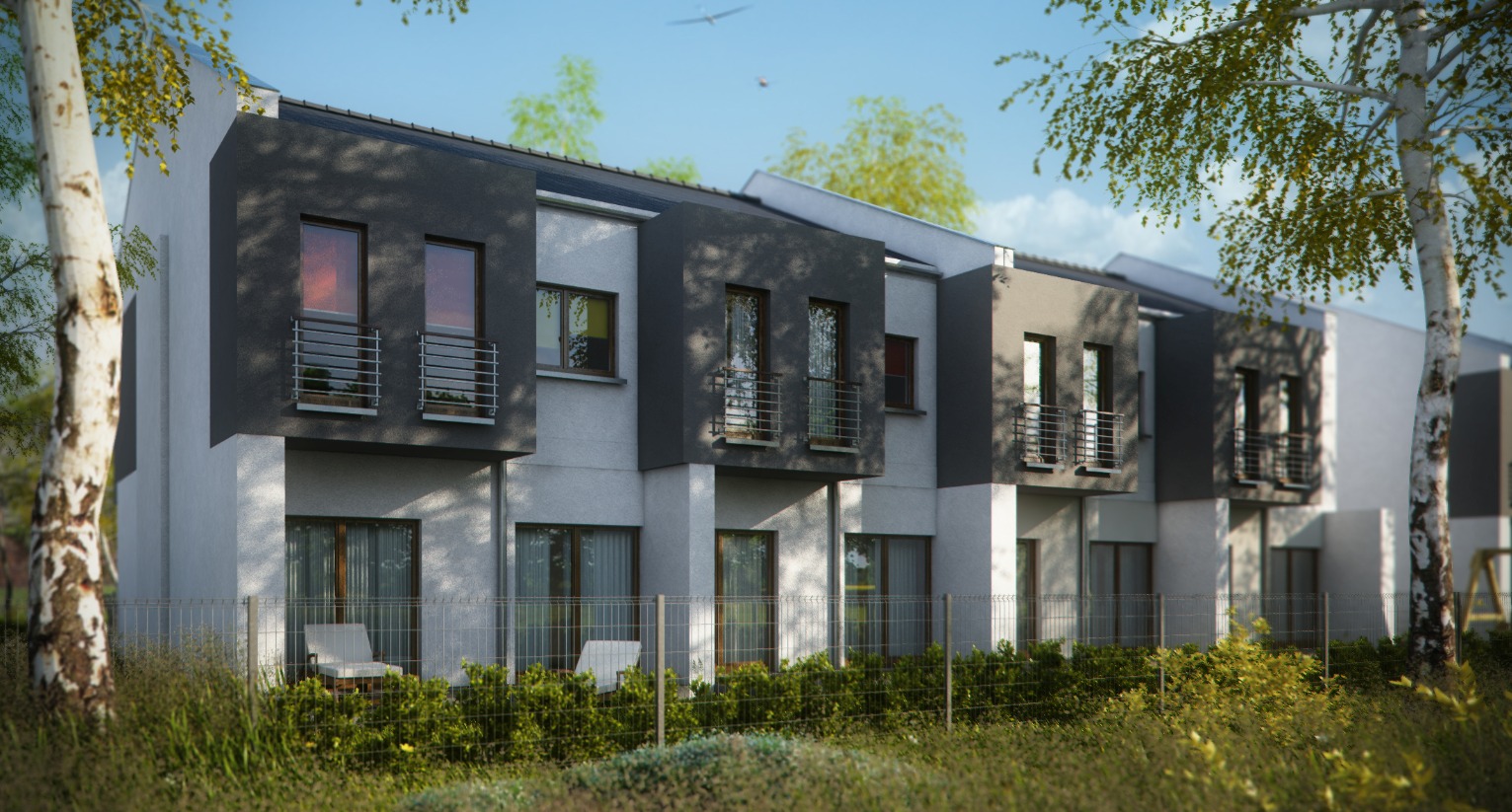 Budynek jednorodzinny szeregowy, Inwestor komercyjny, Luboń