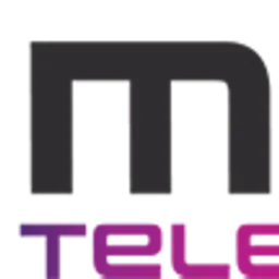 Logo firmy IT: abstrakcyjna kula w odcieniach fioletu i różu z gradientem, na ciemnoszarym tle.