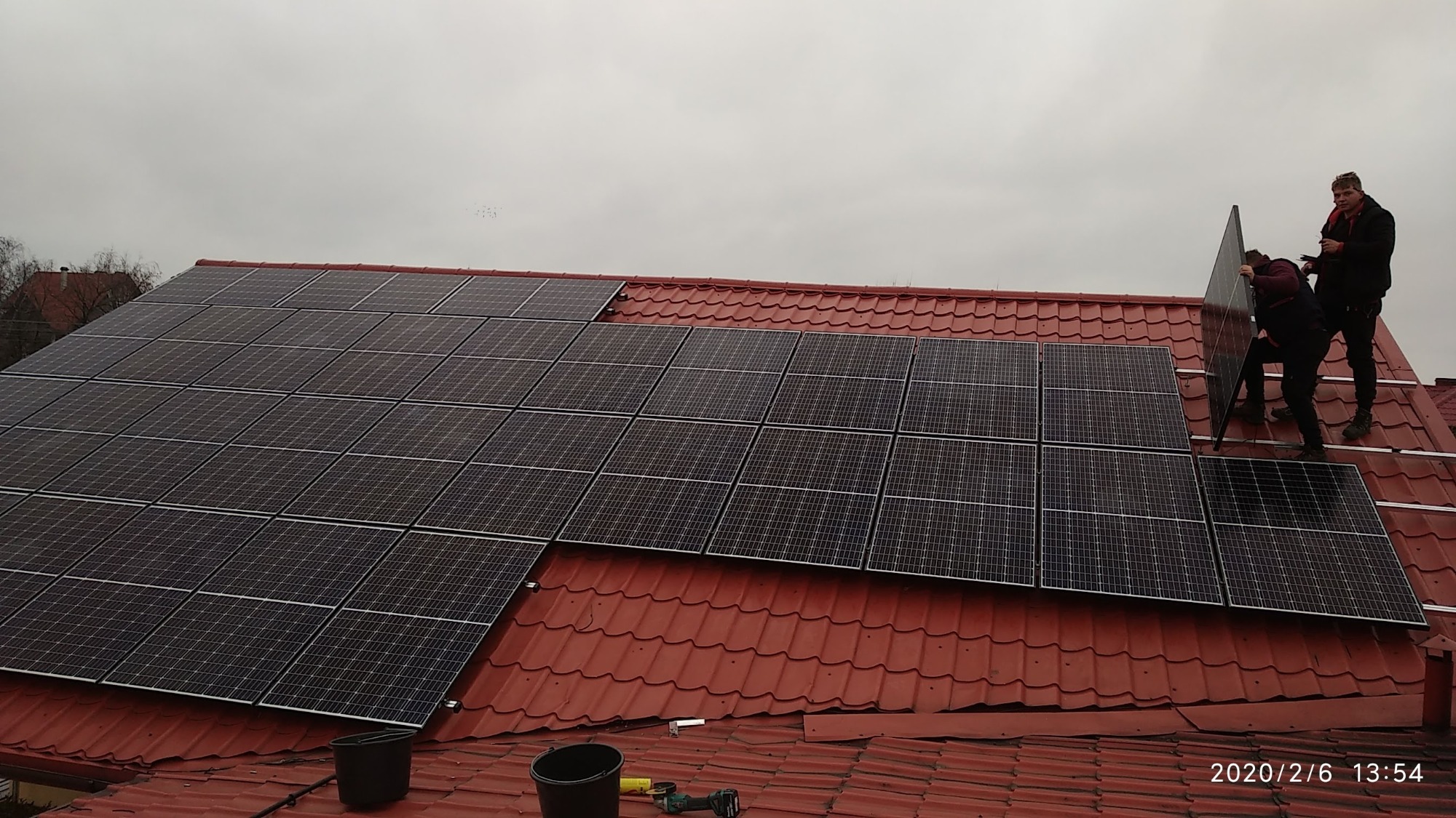 Klient prywatny - instalacja południe - 9,76kWp.