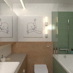 wizualizacja projekt wnętrz Wrocław łazienka