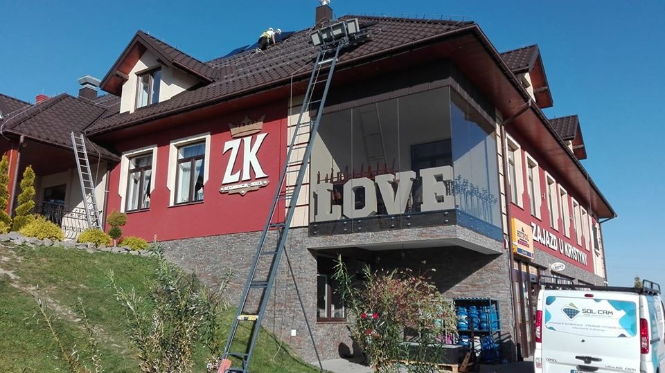 53kWp - realizacja Ptaszkowa wrzesień 2019 SOLUXTEC + FRONIUS