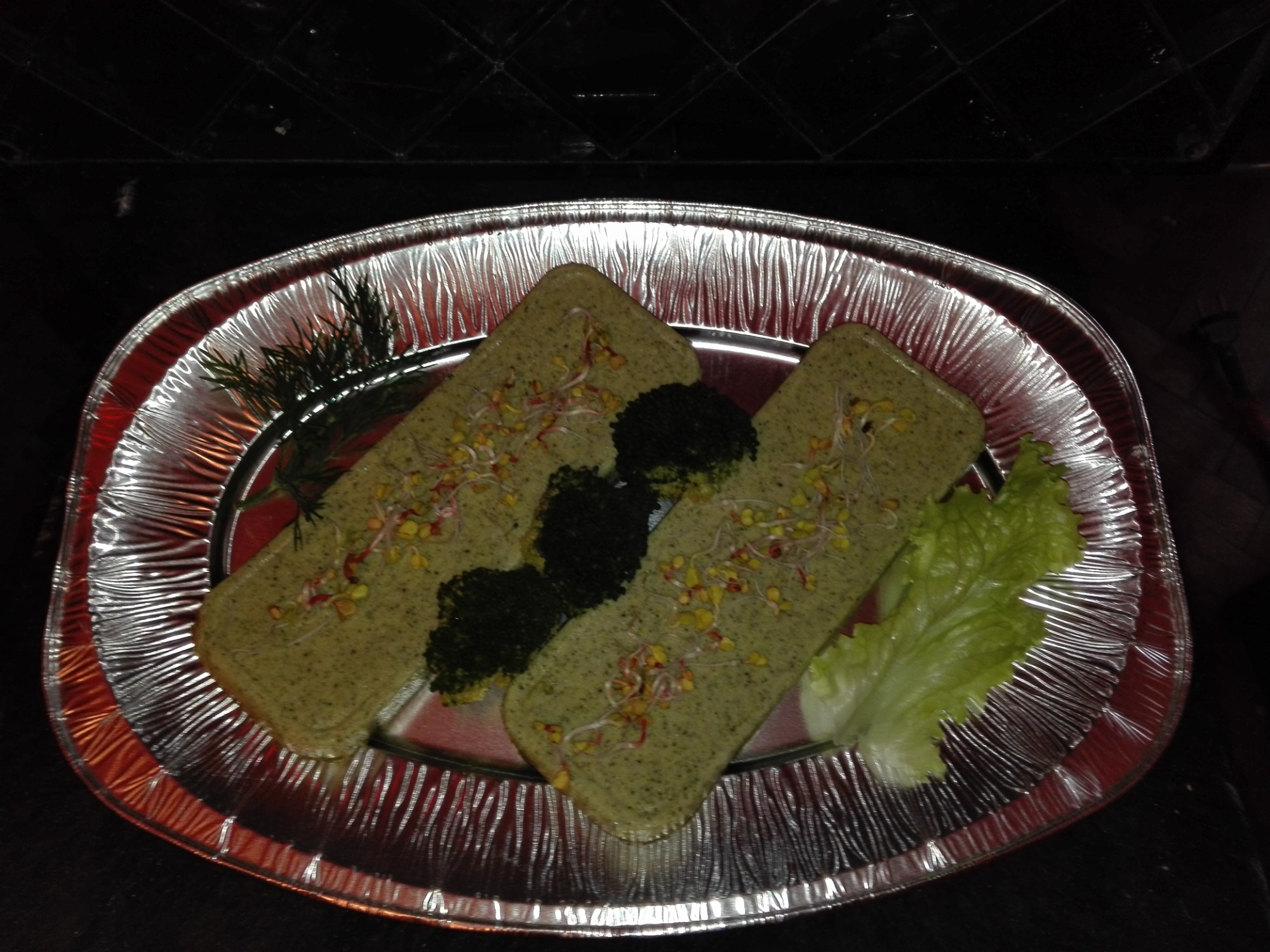 Terrina brokułowo-szpinakowa (inspiracje kuchnią włoską)