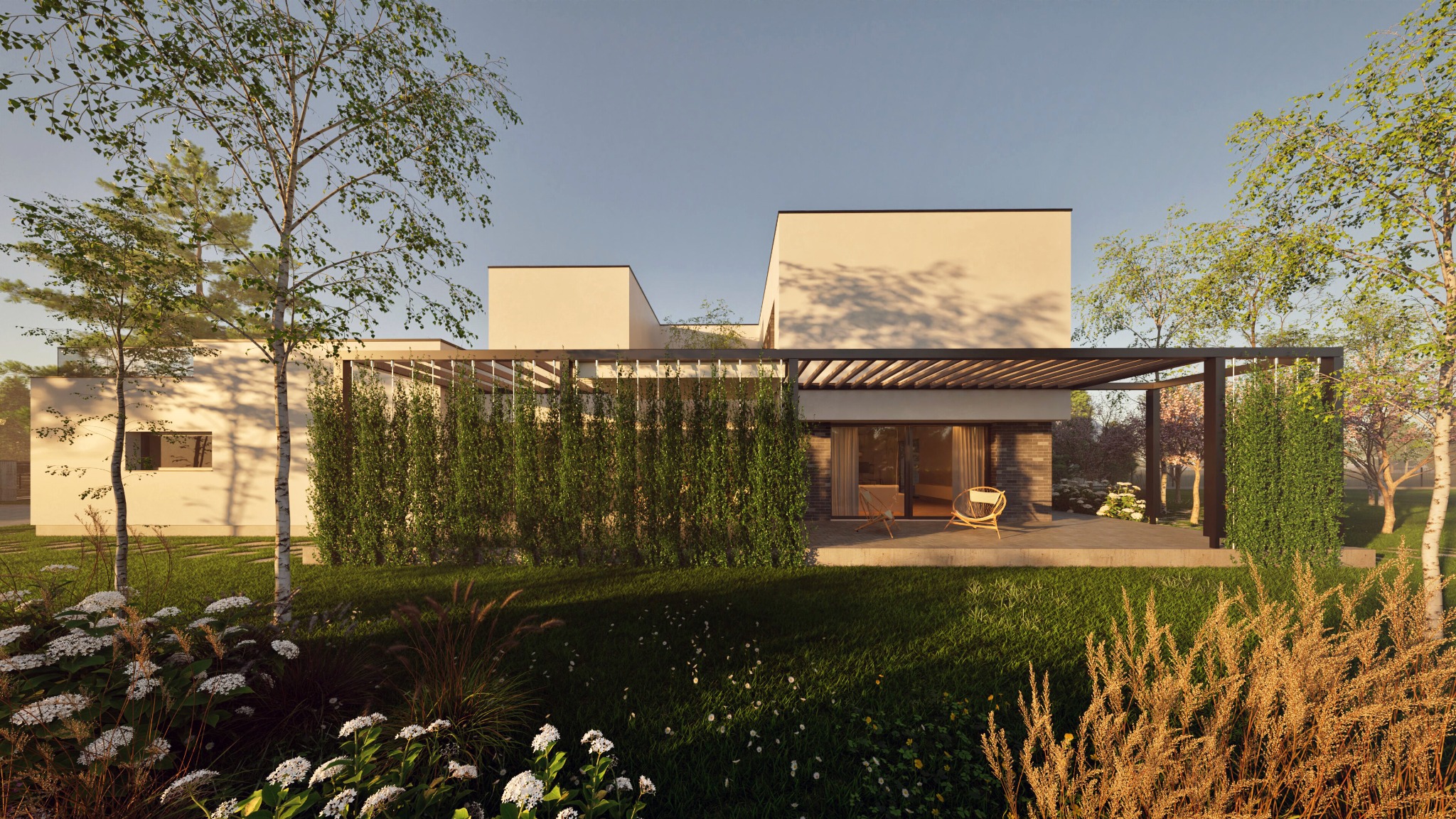 Projekt domu w Warszawie.