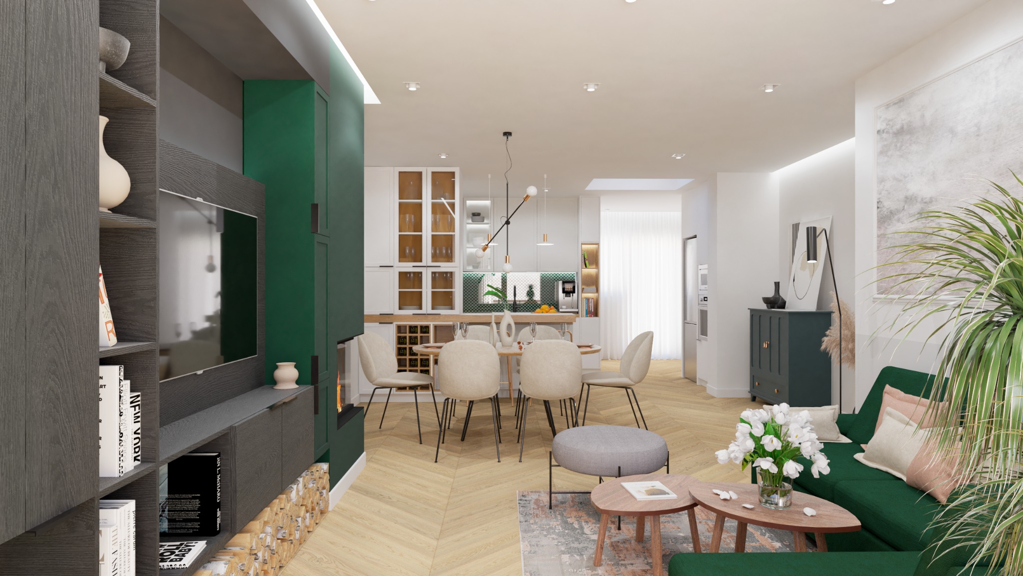 Wnętrze segmentu w Halle (Belgia).