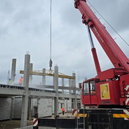 Montaż konstrukcji żelbetowych