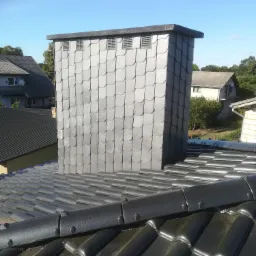 Komin z łupka kamiennego