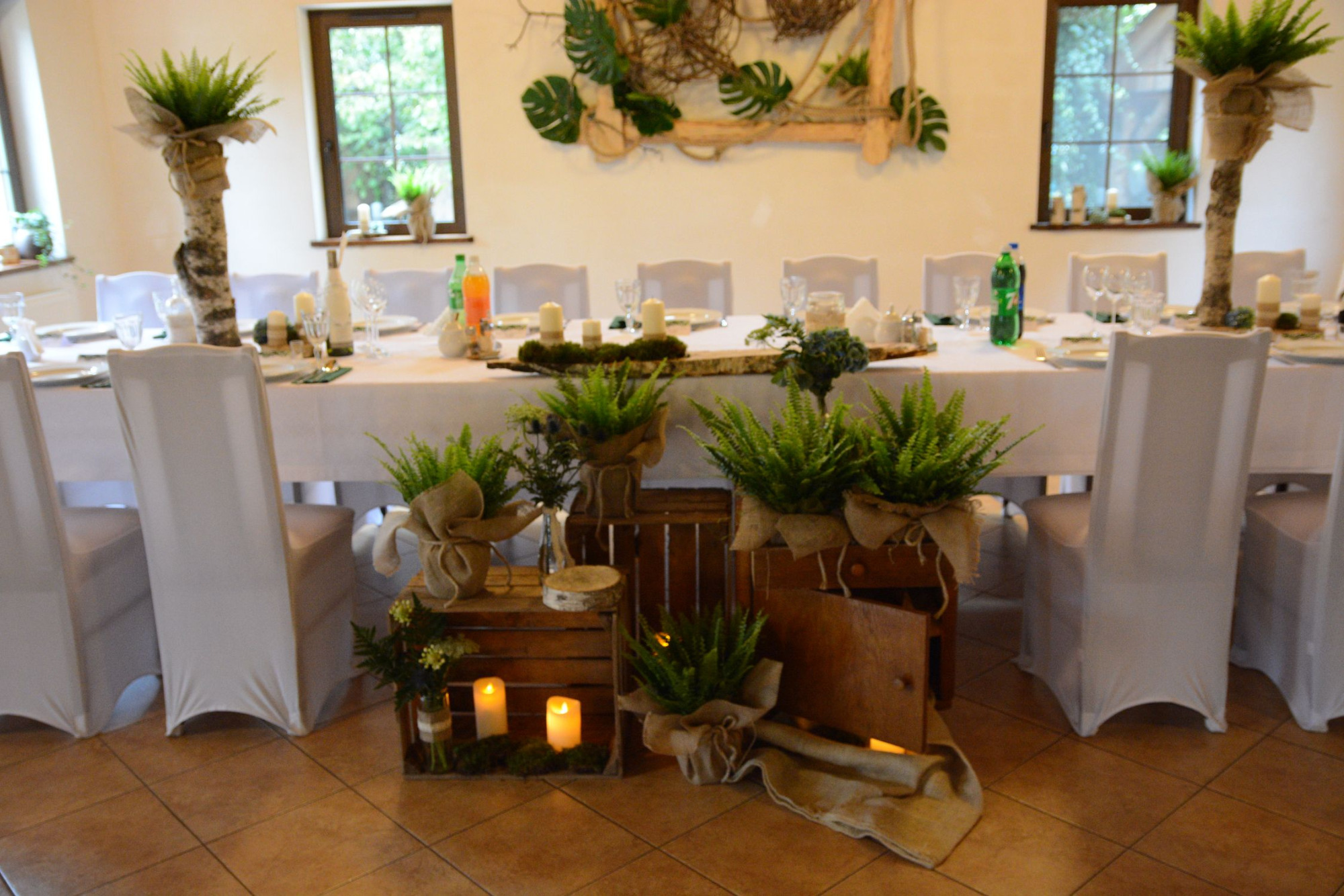 Sala w aranżacji NATURA, LAS