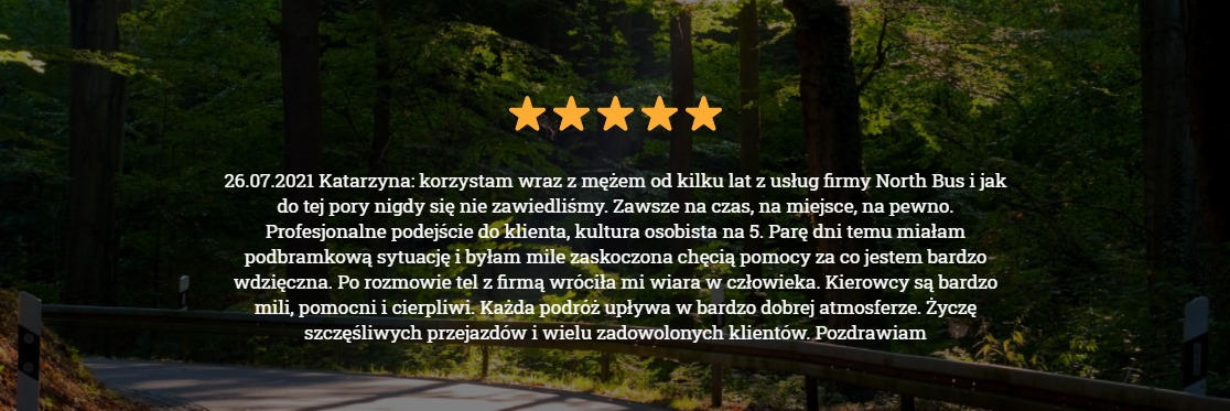 North Bus Transport opinie klientów