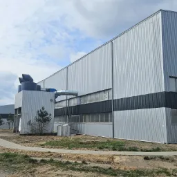 3600m2 elewacji z blachy trapezowej w Torzymiu wykonane.