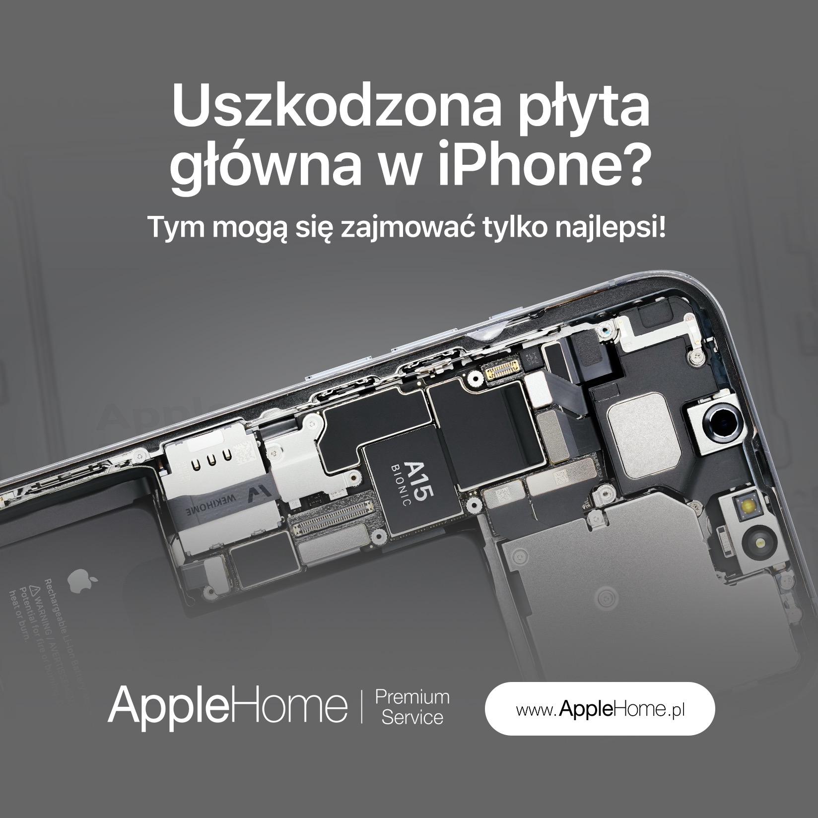 Naprawa płyty głównej iPhone Warszawa