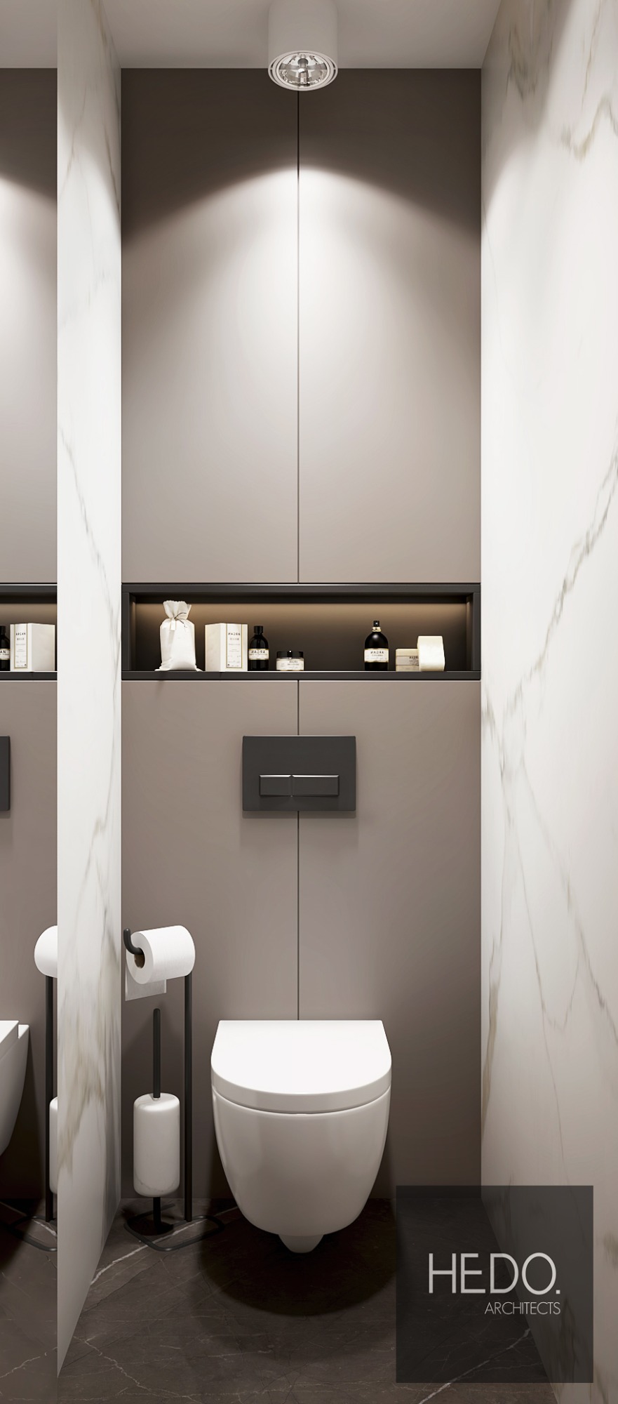 WC w bloku | Hedo Architects