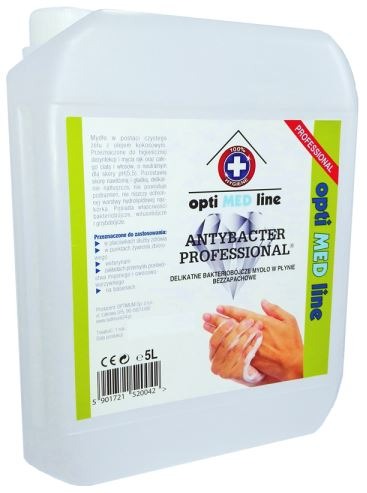 Hypoalergiczne mydło bakteriobójcze w czystym żelu