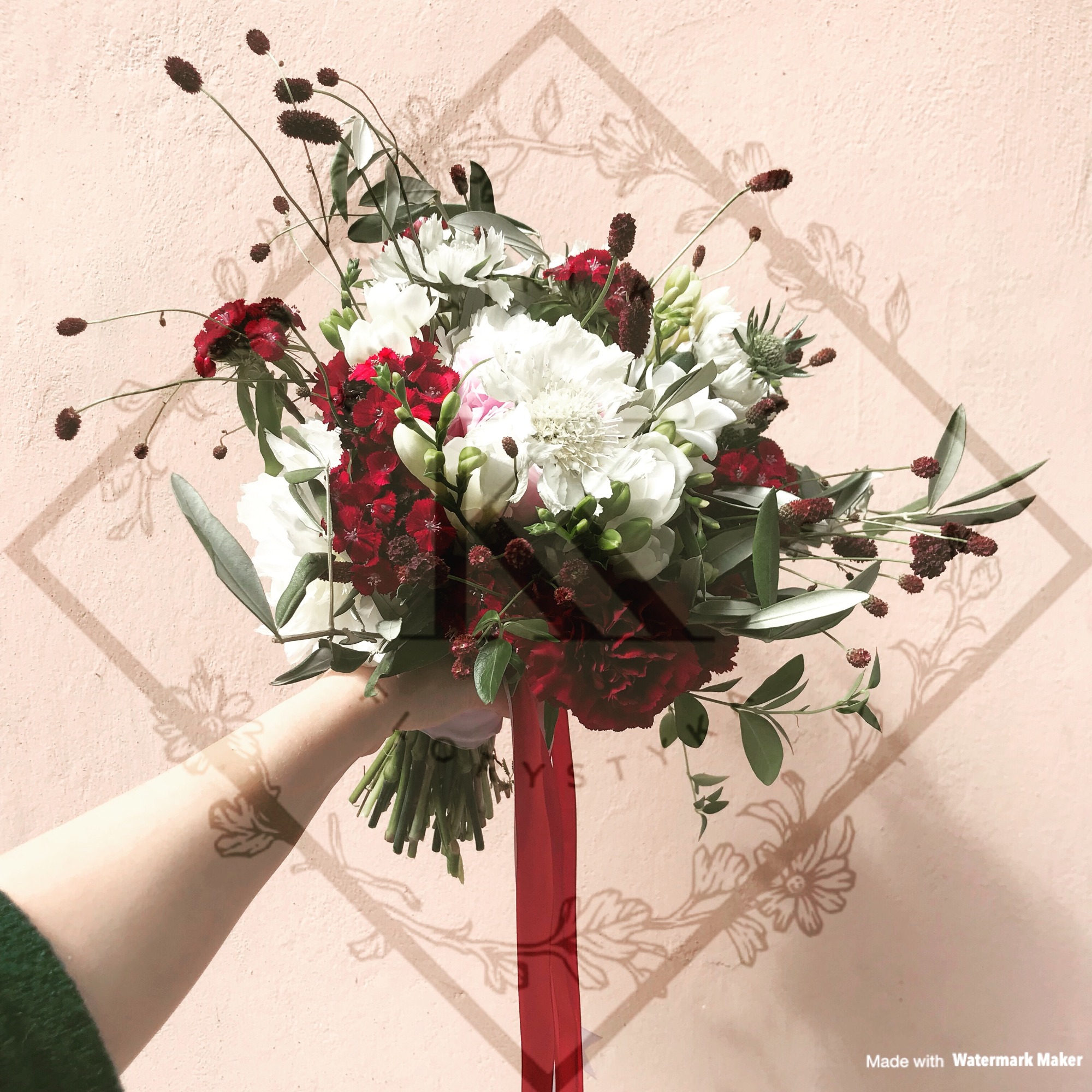 Przykładowy bukiet ślubny