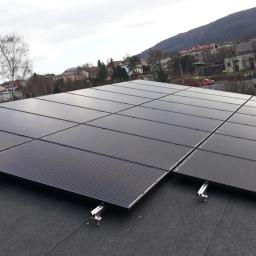 Instalacja Kozy 6,9kW inwerter Solaredge 8kW WiFi optymalizatory P-370 