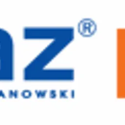 Logo firmy Nagaz Stefanowski z napisem '25 lat doświadczenia' w kolorze niebieskim i pomarańczowym na białym tle.