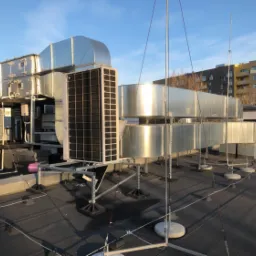 Instalacja wentylacji , klimatyzacji i pompy ciepła w obiekcie IPN czytelnia