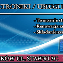 PC KUS Naprawa elektroniki / Usługi informatyczne
Łuków ul. Stawki 3C obok PKS (Deptak)
Tel: 888-588-943
http://pc-lukow.pl