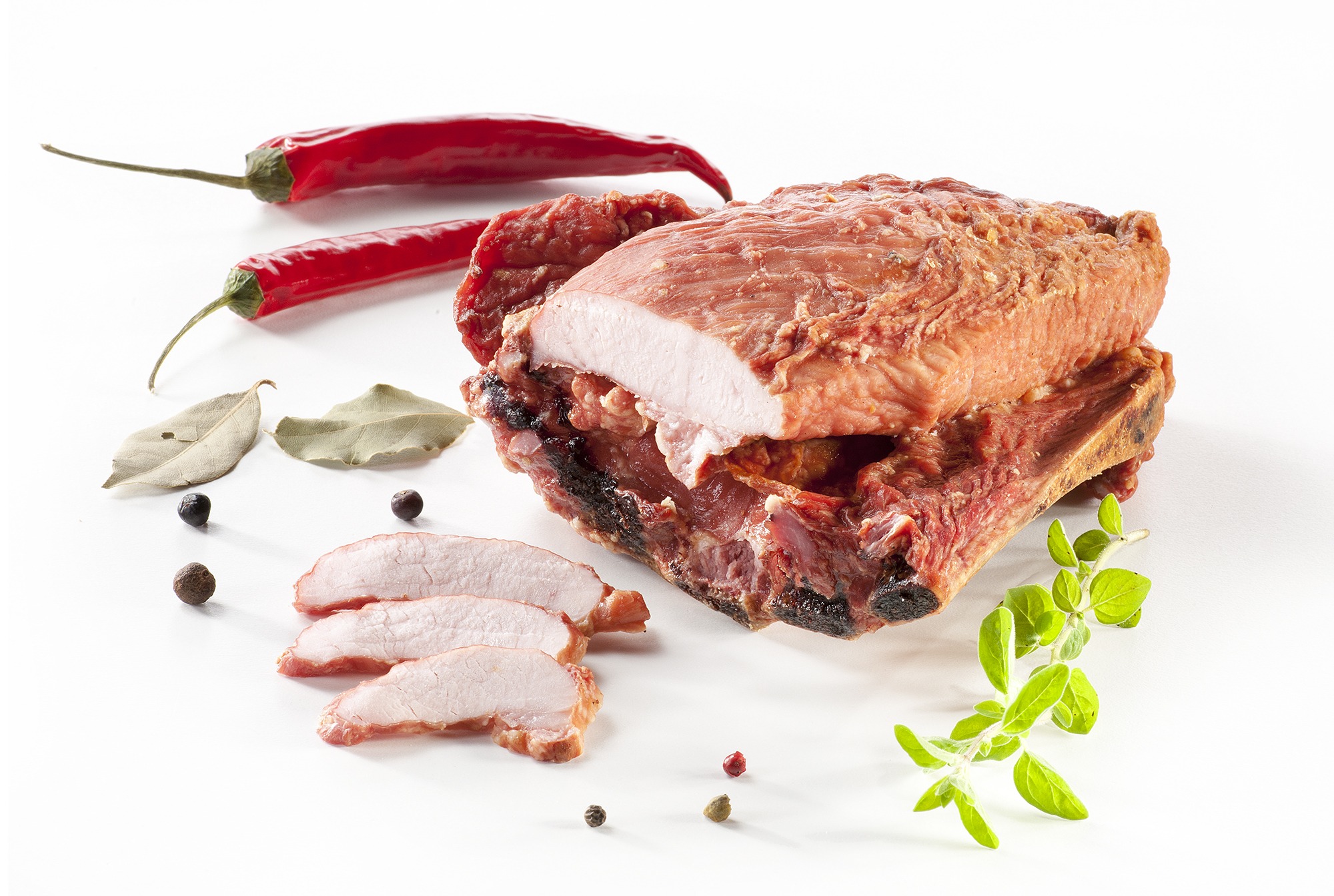 Żeberka trójkąty wędzone extra mięsne