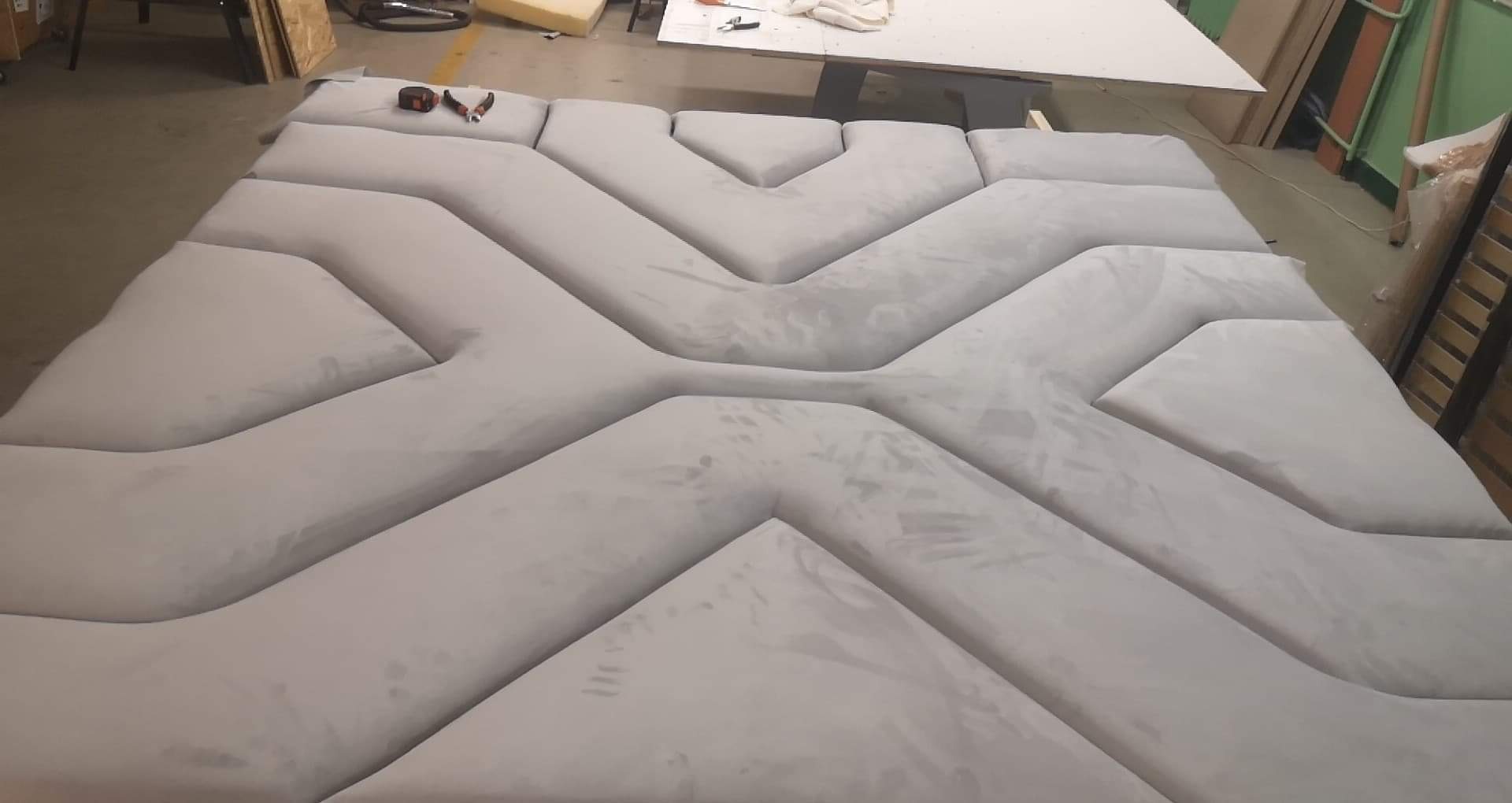 Tapicerowany zagłówek