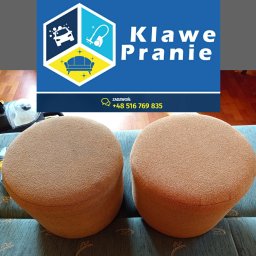 Efekt naszej pracy:
Tapicerka przed i po praniu ;)