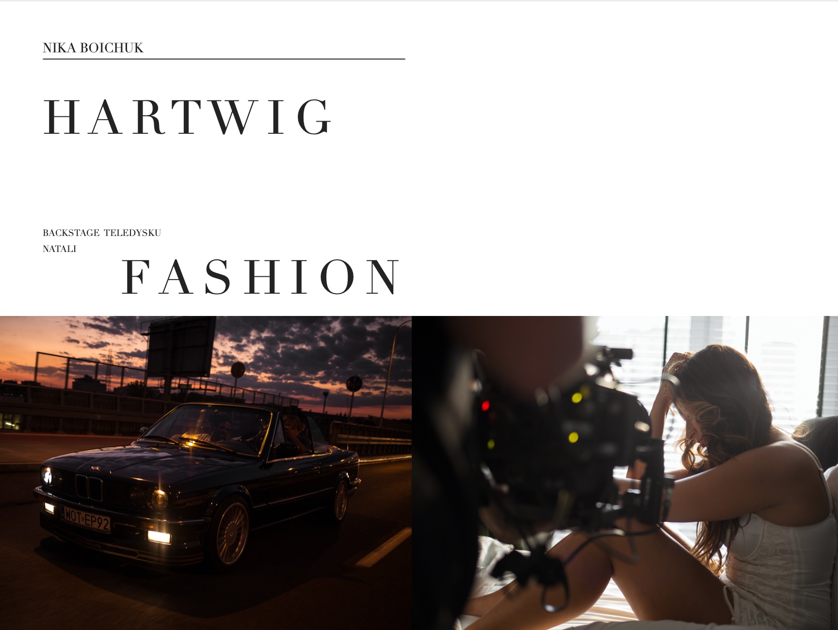 Kadrowanie z planu filmowego: kobieta siedzi na łóżku, w tle okno z żaluzjami, a w pierwszym planie rozmyty profesjonalny aparat filmowy.