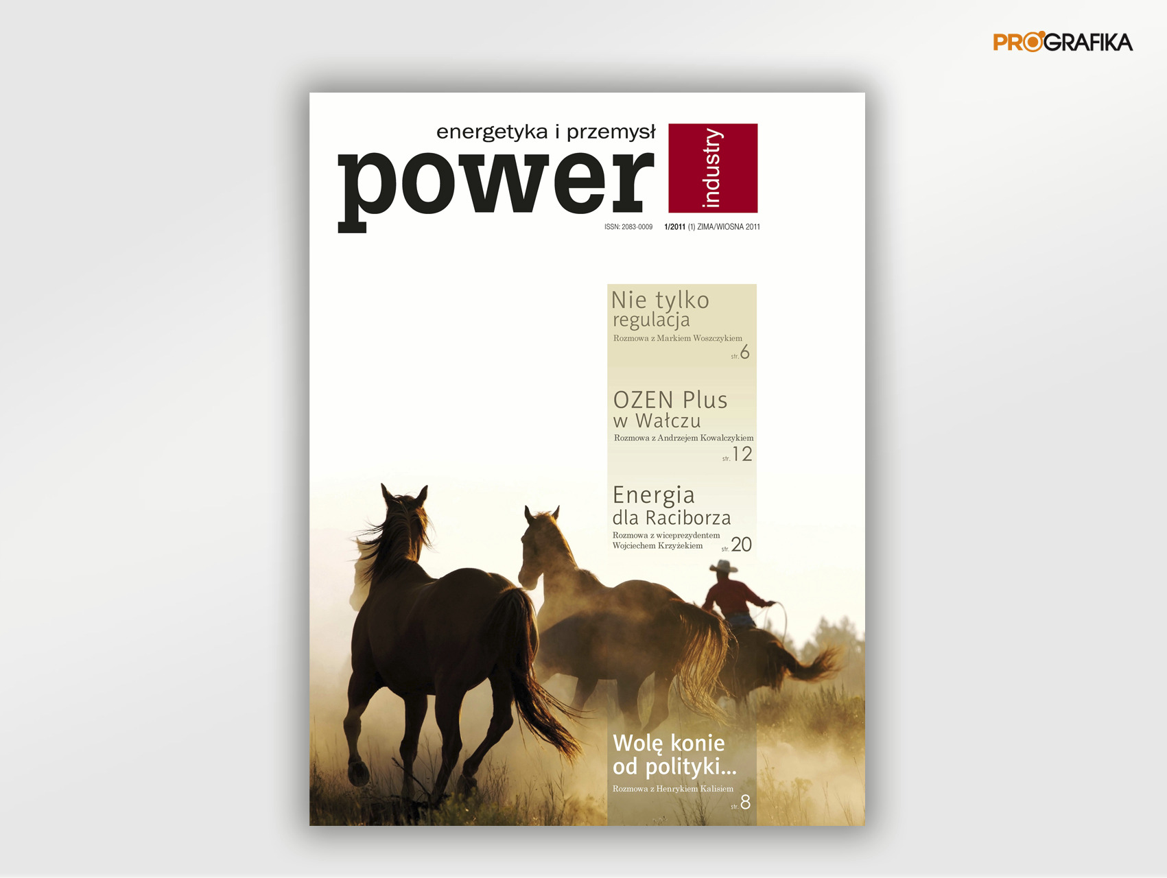 DTP. Skład publikacji POWERindustry. Prografika
