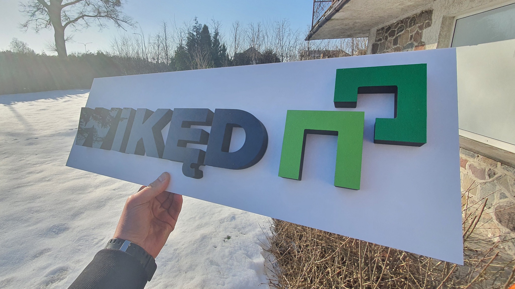 Logo 3D dla firmy WIKĘD / Konkretstudio