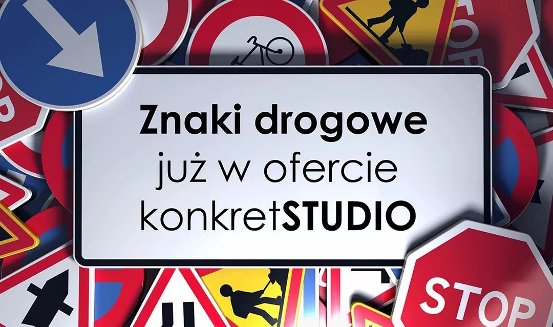 Znaki drogowe / Konkretstudio