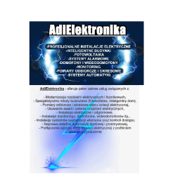 AdiElektronika - Doświadczone Biuro Projektowe Instalacji Elektrycznych Dąbrowa Górnicza