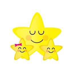 Cat In leaves - Gwiazdkowa rodzina - illustarcja