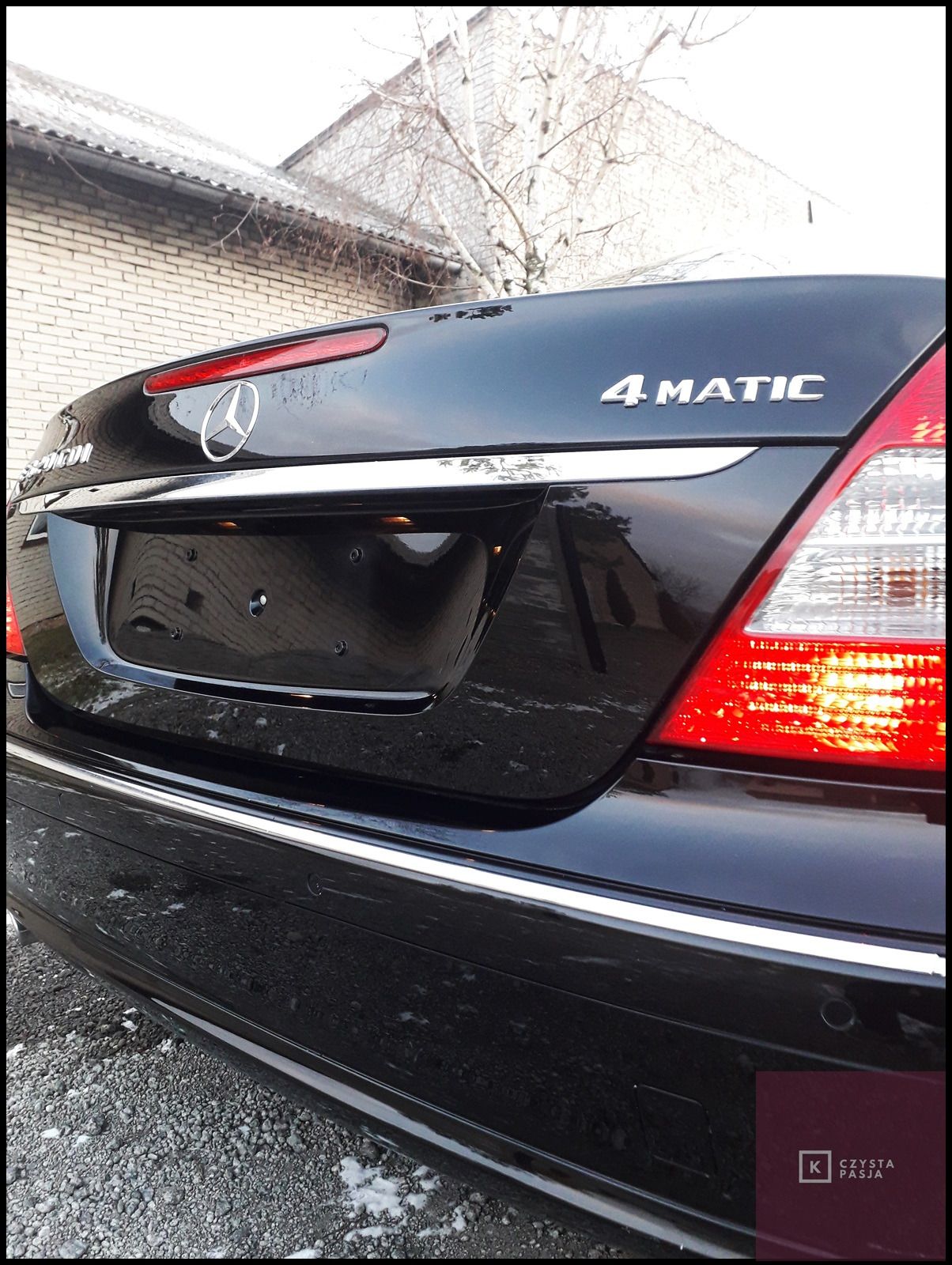 Efekt polerowania lakieru metodą ONE STEP