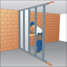 sufity podwieszane , ścianki działowe