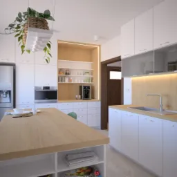 wizualizacja projektu kuchni