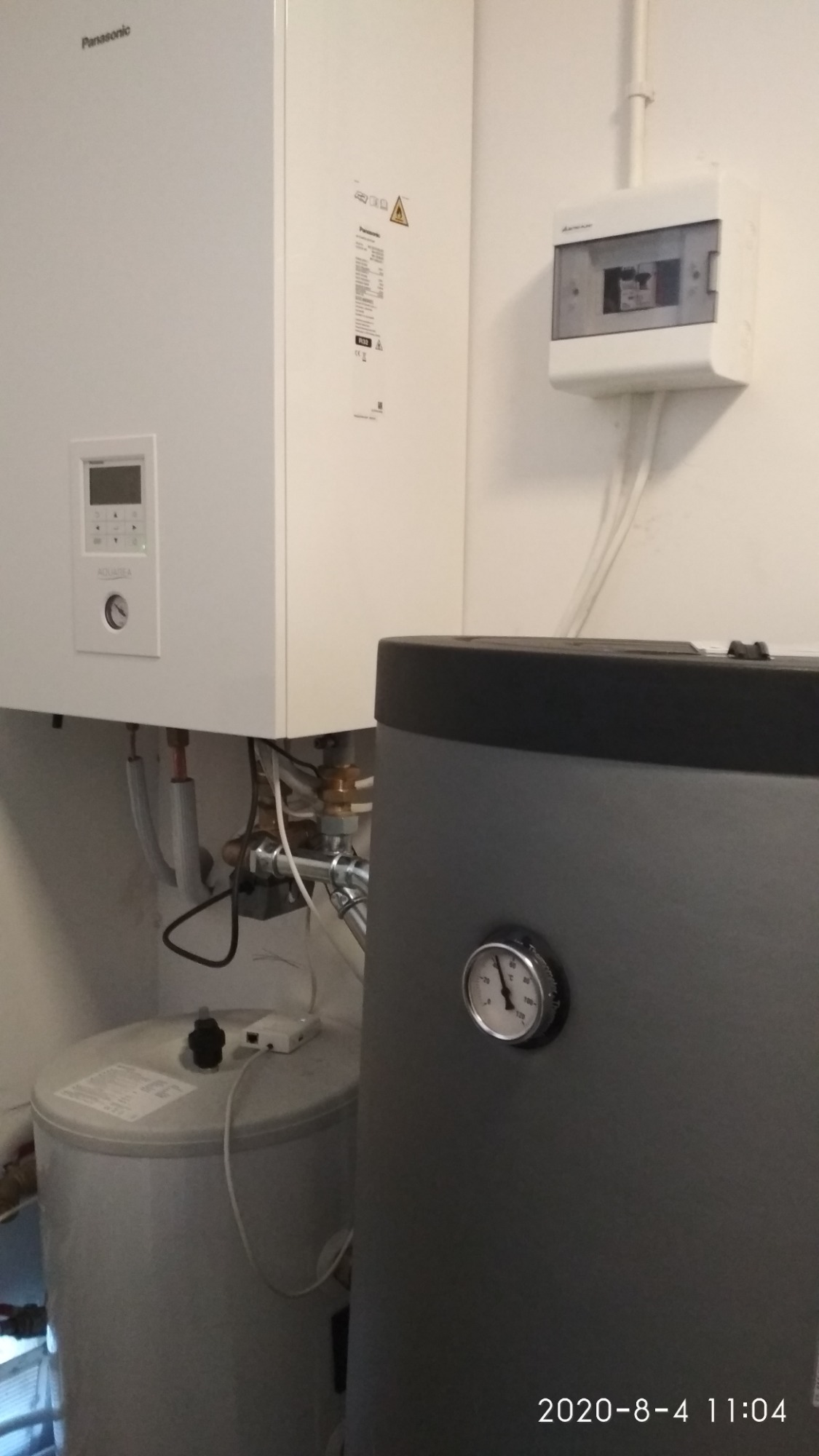 Pompa ciepła firmy Panasonic w Szczecinie