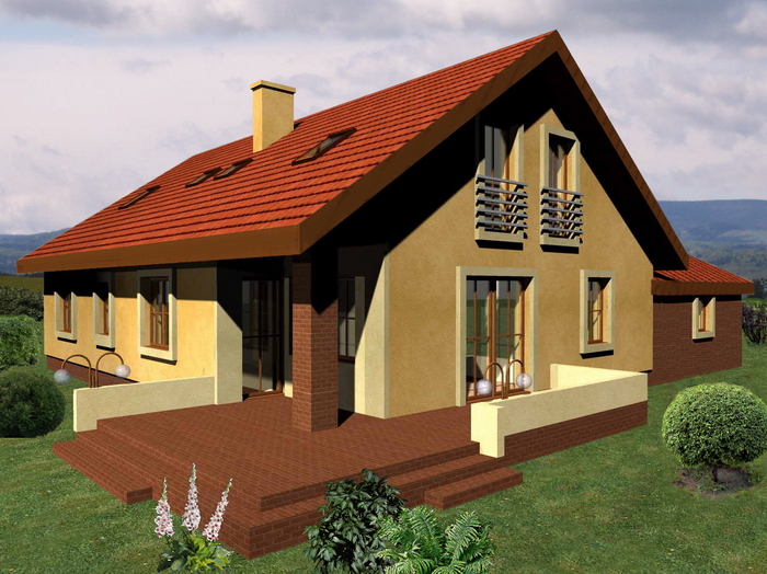 Projekt budowlany domu jednorodzinnego