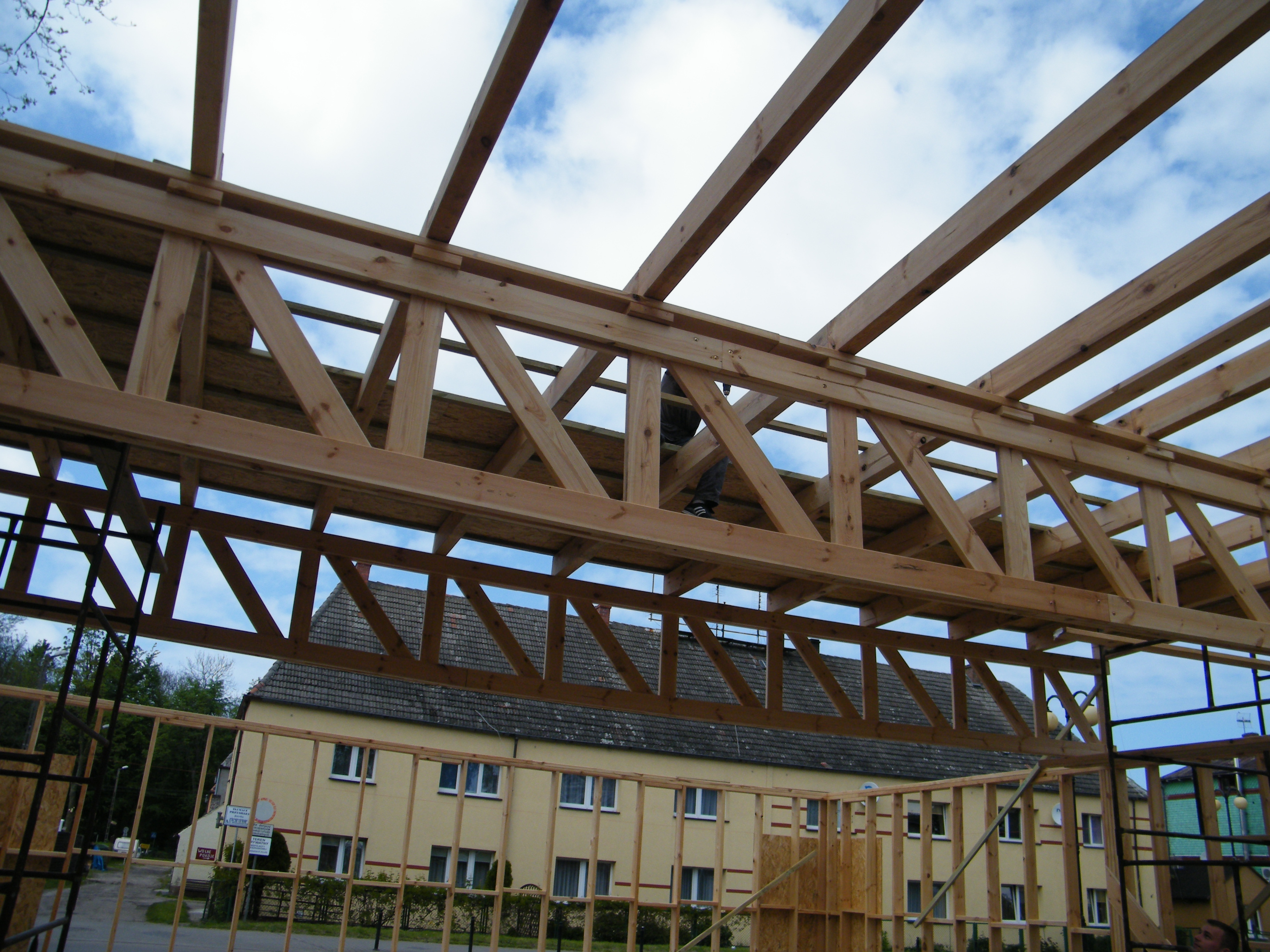 Pawilon we Władysławowie w trakcie realizacji.220m2