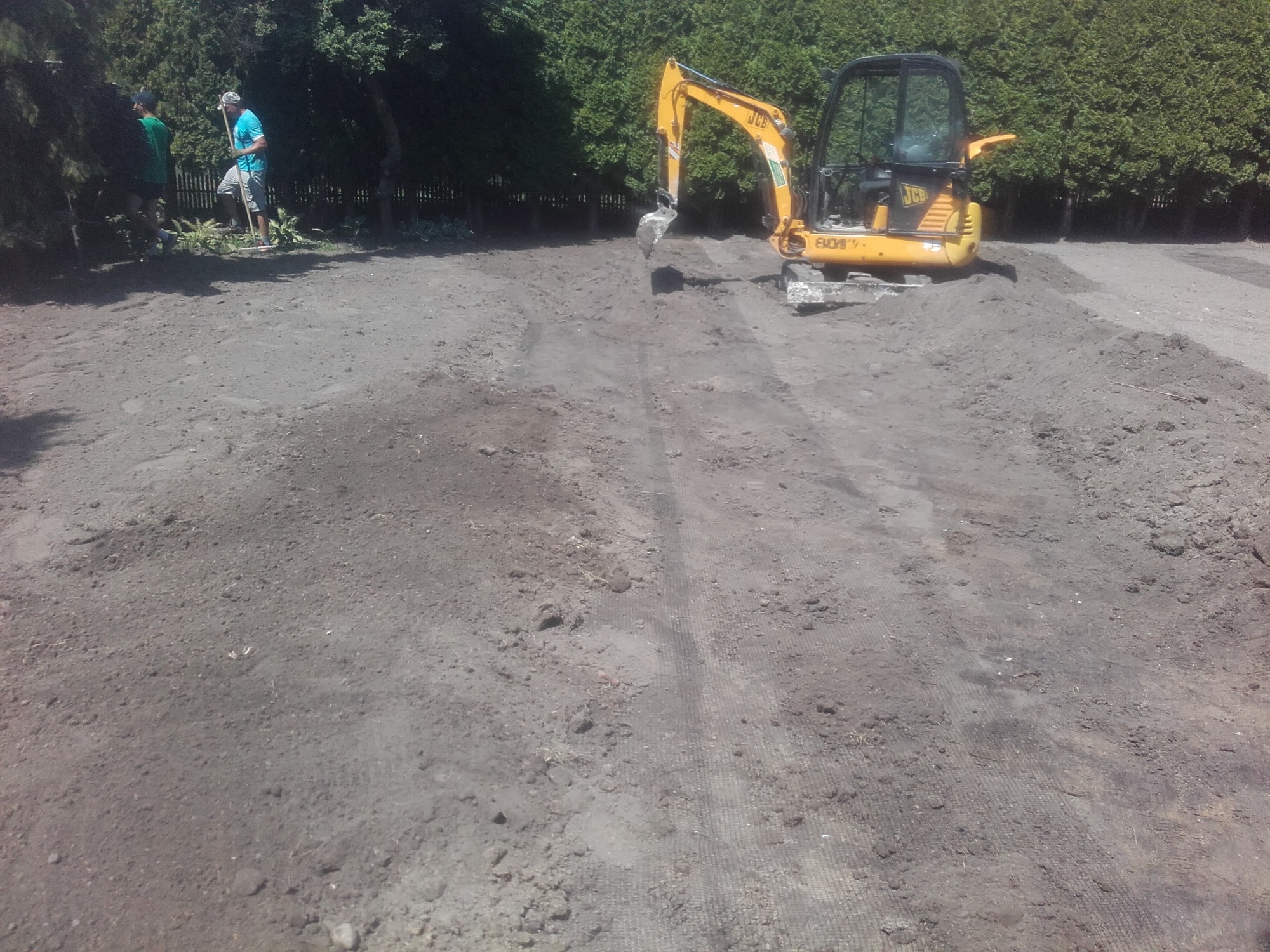 Niwelacja terenu pod ogród