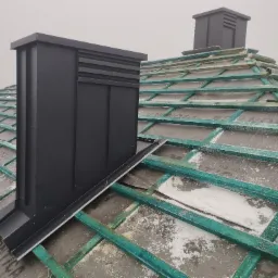 Okucie Komina blachą na Felc