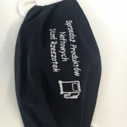 Maseczka z logiem klienta