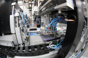 linia produkcyjna paneli Hanplast w Bydgoszczy