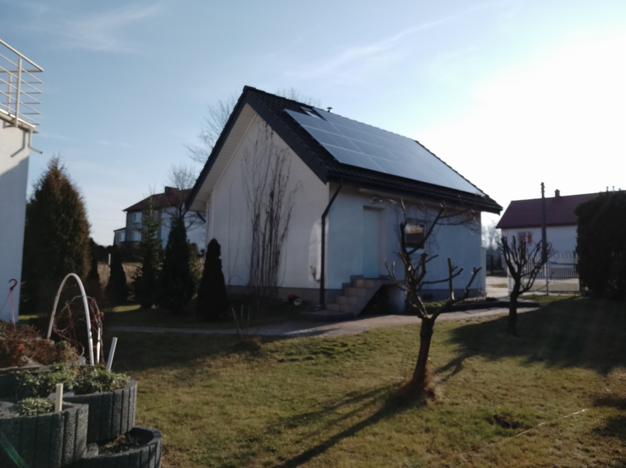 Instalacja 5 kW na budynku gospodarczym